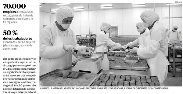 La realidad estructural del empleo de la región de los lagos