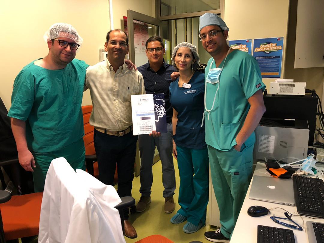 Realizan primer tratamiento endovascular con diversor de flujo en el Hospital Puerto Montt