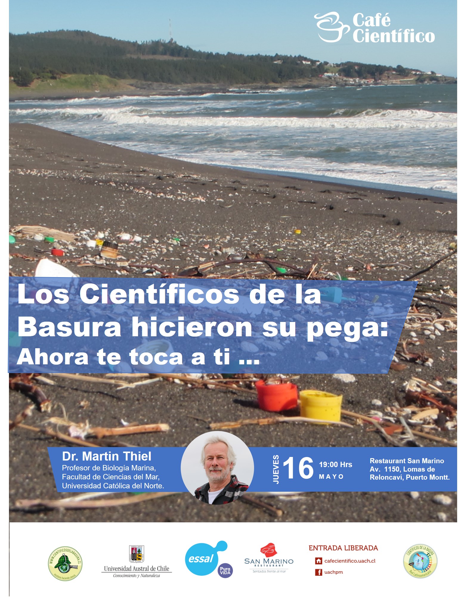 Primer Café Científico UACh 2019 sobre la Ciencia en torno de la basura