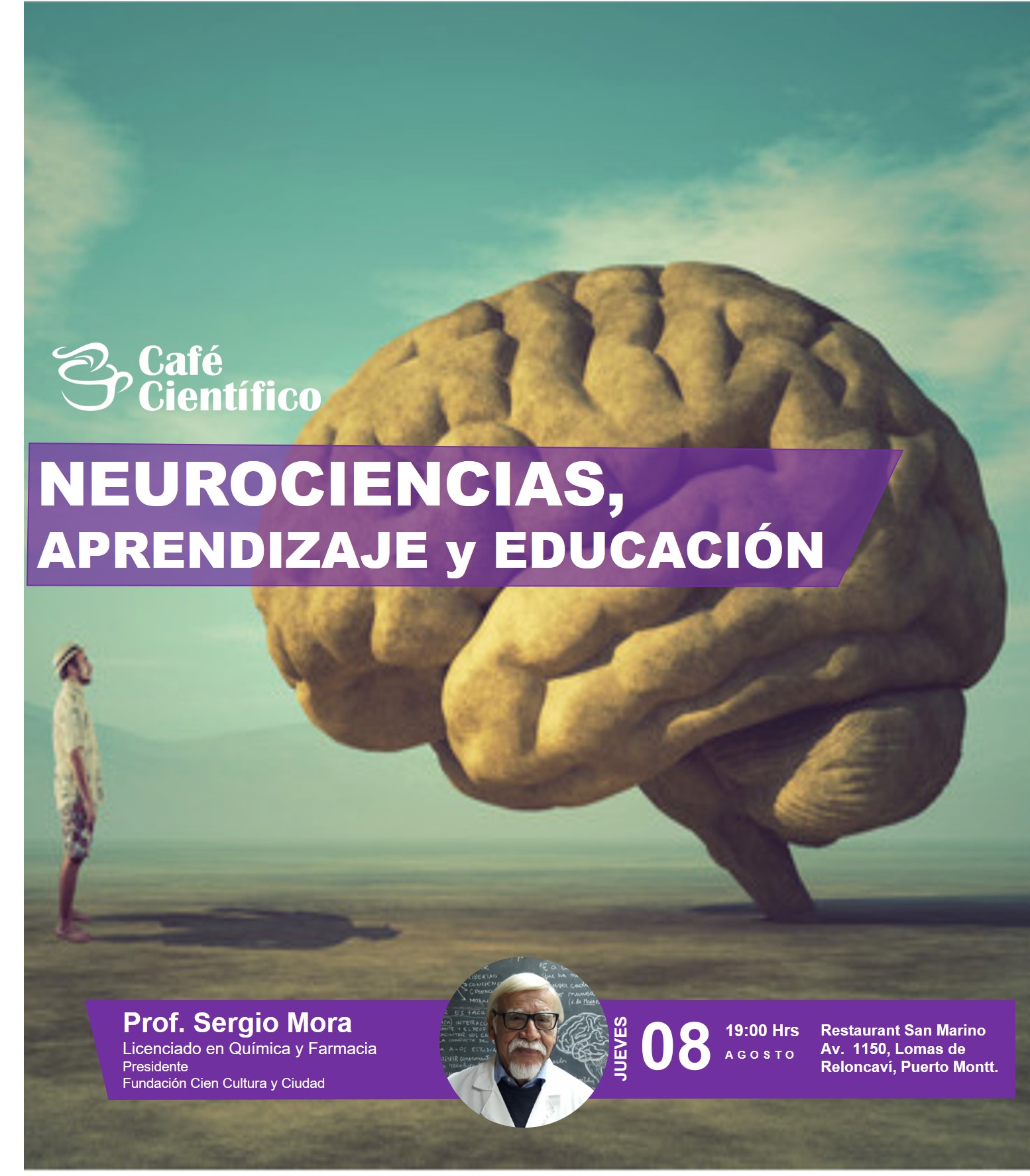 Café Científico 2019 Neurociencias, aprendizaje y educación