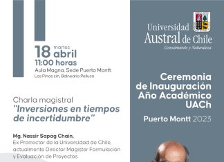 UACh Sede Puerto Montt realizará ceremonia de Inauguración Año Académico 2023