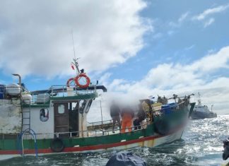 Sorprenden a 3 embarcaciones realizando faenas de pesca con arte de pesca ilegal