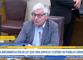 SalmonChile expone en el Senado acerca de proyecto de ley Lafkenche