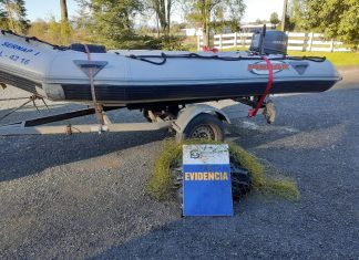 Encuentran redes caladas en el lago Rupanco