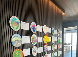 Platos pintados de familias de Los Lagos llegan a gran muestra visual