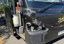 Accidente de tránsito incvolucra al Bus de Zúmbale Primo