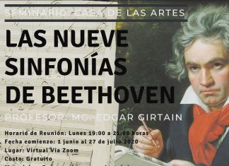 Nuevo Seminario de La Casa de Las Artes: Las Nueve Sinfonías de Beethoven