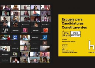 Con alta convocatoria comenzó Escuela para Candidaturas Constituyentes